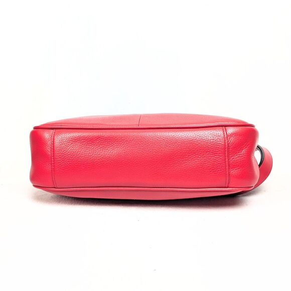 Cole Haan Red Genuine Leather Shoulder Handbag - Picture 5 of 6